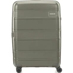 American Tourister Light Max Medium 69cm Hardside Suitcase Khaki 48199