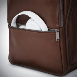 Samsonite Classic Leather 14.1" Laptop & Tablet Slim Backpack Mahogany 26036 10 Samsonite Classic Leather 14.1" Laptop & Tablet Slim Backpack Mahogany 26036 -Travel Storage Shop lrg 225