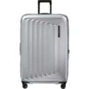 Samsonite Nuon Hardside Suitcase Set Of 3 Matt Silver 34399, 34402, 34403 With FREE Worldwide USB Charging Adaptor 86350
