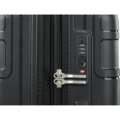 American Tourister Light Max Hardside Suitcase Set Of 3 Black 48198, 48199, 48200 With FREE Worldwide USB Charging Adaptor 86350 -Travel Storage Shop lrg 2271