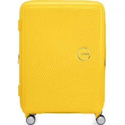 American Tourister Curio 2 Medium 69cm Hardside Suitcase Golden Yellow 45139