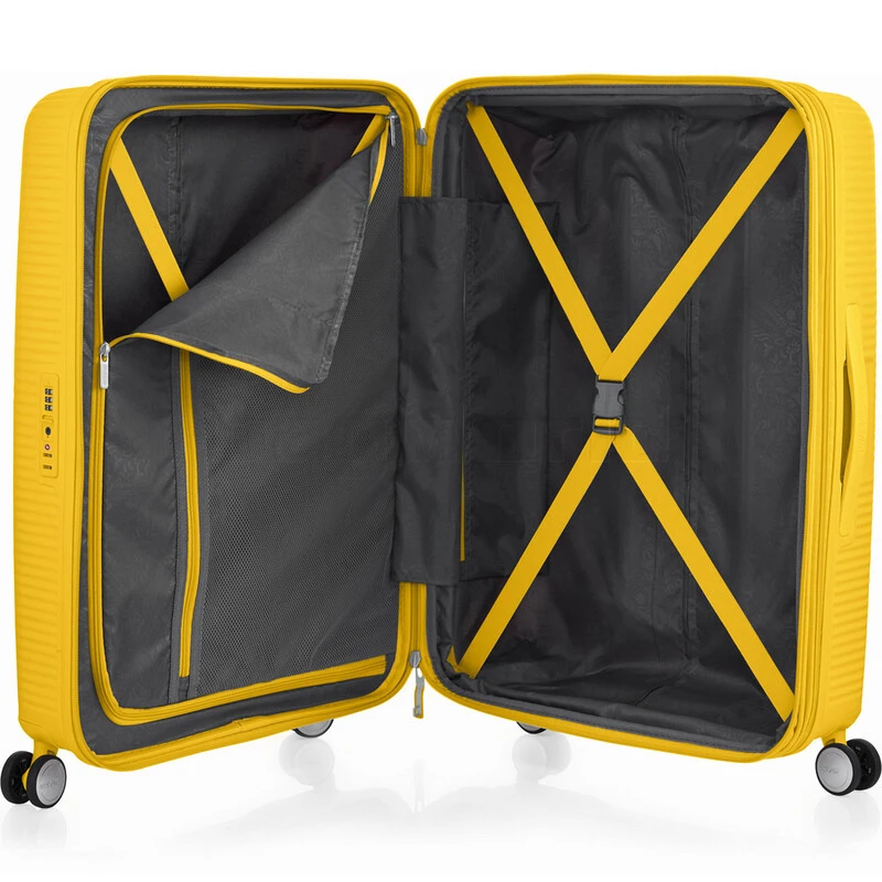 American Tourister Curio 2 Medium 69cm Hardside Suitcase Golden Yellow 45139 5 American Tourister Curio 2 Medium 69cm Hardside Suitcase Golden Yellow 45139 - Image 5