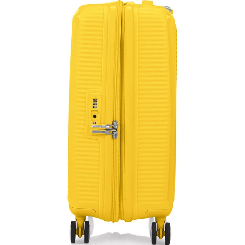 American Tourister Curio 2 Small/Cabin 55cm Hardside Suitcase Golden Yellow 45138 3 American Tourister Curio 2 Small/Cabin 55cm Hardside Suitcase Golden Yellow 45138 - Image 3