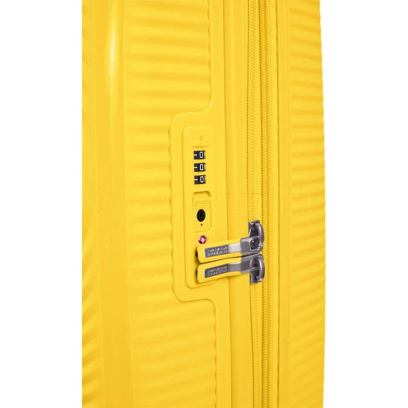 American Tourister Curio 2 Small/Cabin 55cm Hardside Suitcase Golden Yellow 45138 6 American Tourister Curio 2 Small/Cabin 55cm Hardside Suitcase Golden Yellow 45138 - Image 6