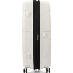 American Tourister Light Max Hardside Suitcase Set Of 3 Off White 48198, 48199, 48200 With FREE Worldwide USB Charging Adaptor 86350 -Travel Storage Shop lrg 2358