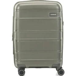 American Tourister Light Max Small/Cabin 55cm Hardside Suitcase Khaki 48198