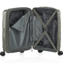 American Tourister Light Max Small/Cabin 55cm Hardside Suitcase Khaki 48198 -Travel Storage Shop lrg 2365