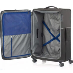 Samsonite 73H Large 78cm Softside Suitcase Platinum Grey 38025 -Travel Storage Shop lrg 2388