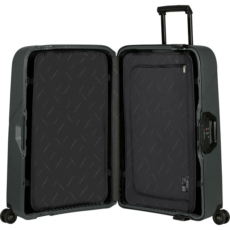 Samsonite Magnum Eco Hardside Suitcase Set Of 3 Forrest Green 39845, 39847, 39848 With FREE Worldwide USB Charging Adaptor 86350 5 Samsonite Magnum Eco Hardside Suitcase Set Of 3 Forrest Green 39845, 39847, 39848 With FREE Worldwide USB Charging Adaptor 86350 - Image 5