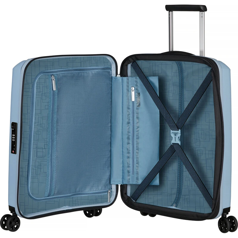 American Tourister Aerostep Small/Cabin 55cm Hardside Suitcase Soho Grey 46819 5 American Tourister Aerostep Small/Cabin 55cm Hardside Suitcase Soho Grey 46819 - Image 5
