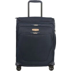 Samsonite Spark Eco Small/Cabin 55cm Top Pocket Softside Suitcase Eco Blue 15760 -Travel Storage Shop lrg 2488