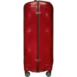 Samsonite C-Lite Hardside Suitcase Set Of 3 Chilli Red 22862, 22861, 22859 With FREE Worldwide USB Charging Adaptor 86350 -Travel Storage Shop lrg 2507
