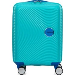 American Tourister Little Curio Small/Cabin 47cm Hardside Suitcase Teal 43851