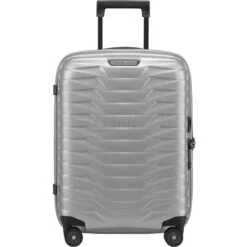 Samsonite Proxis Small/Cabin 55cm Hardside Suitcase Silver 26035