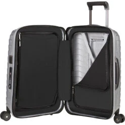 Samsonite Proxis Small/Cabin 55cm Hardside Suitcase Silver 26035 -Travel Storage Shop lrg 2539