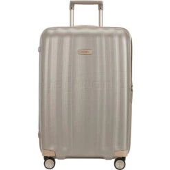 Samsonite Lite-Cube Prime Large 76cm Hardside Suitcase Matt Ivory Gold 15675