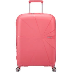American Tourister Starvibe Medium 67cm Hardside Suitcase Sun Kissed Coral 46371