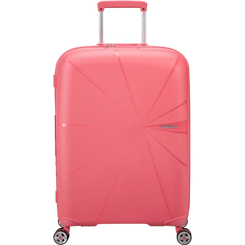 American Tourister Starvibe Medium 67cm Hardside Suitcase Sun Kissed Coral 46371 1 American Tourister Starvibe Medium 67cm Hardside Suitcase Sun Kissed Coral 46371