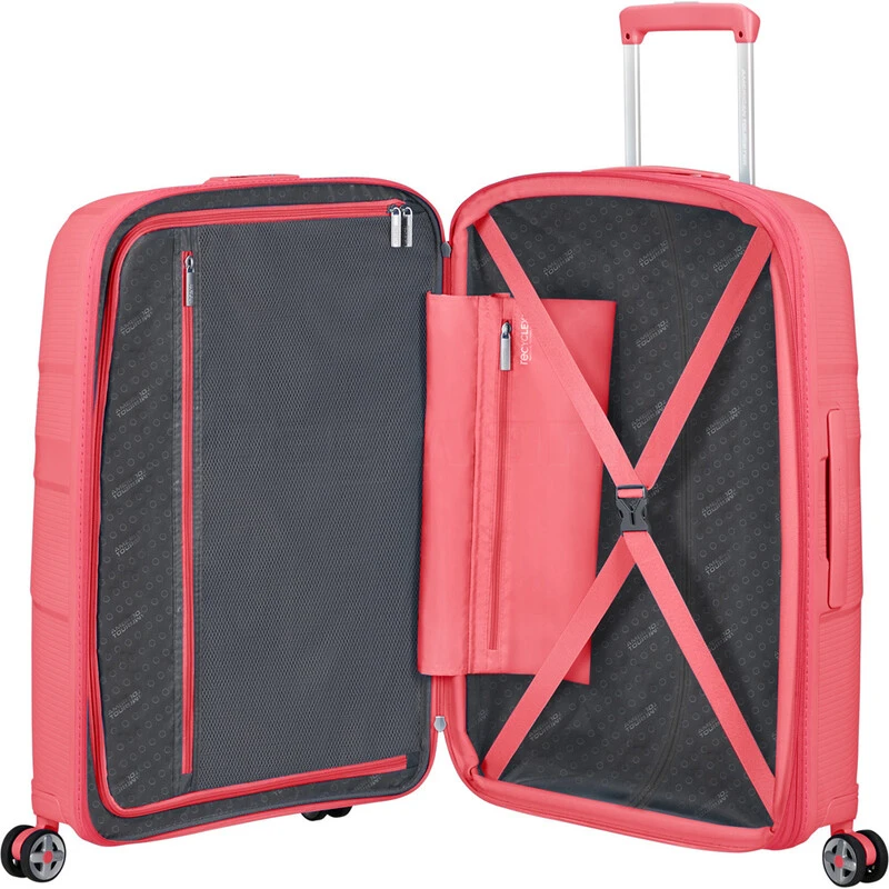 American Tourister Starvibe Medium 67cm Hardside Suitcase Sun Kissed Coral 46371 5 American Tourister Starvibe Medium 67cm Hardside Suitcase Sun Kissed Coral 46371 - Image 5