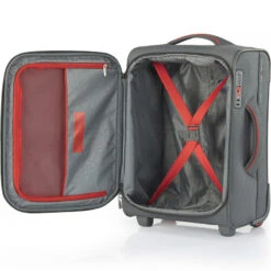 American Tourister Applite 4 Eco Small/Cabin 50cm Softside Suitcase Grey 45820 -Travel Storage Shop lrg 2597