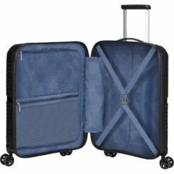 American Tourister Airconic Small/Cabin 15.6" Laptop 55cm Front Opening Hardside Suitcase Black 34657 -Travel Storage Shop lrg 2603