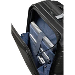 American Tourister Airconic Small/Cabin 15.6" Laptop 55cm Front Opening Hardside Suitcase Black 34657 -Travel Storage Shop lrg 2604