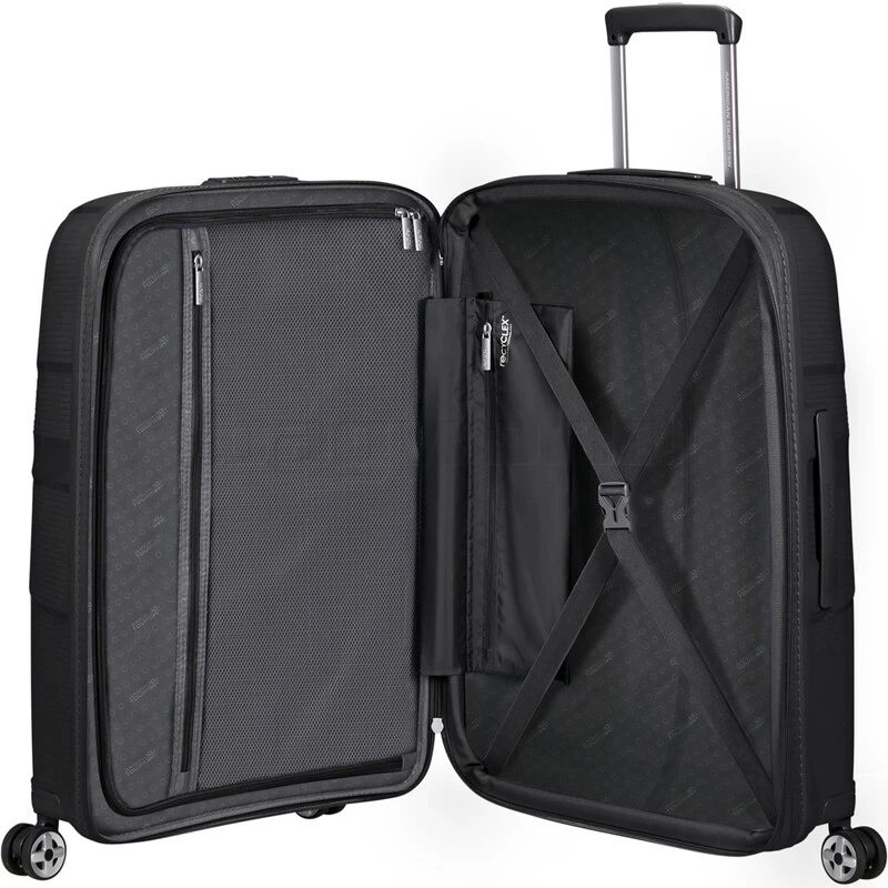 American Tourister Starvibe Medium 67cm Hardside Suitcase Black 46371 5 American Tourister Starvibe Medium 67cm Hardside Suitcase Black 46371 - Image 5