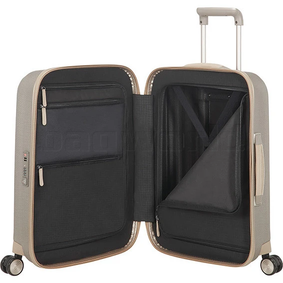 Samsonite Lite-Cube Prime Small/Cabin 55cm Hardside Suitcase Matt Ivory Gold 15672 4 Samsonite Lite-Cube Prime Small/Cabin 55cm Hardside Suitcase Matt Ivory Gold 15672 - Image 4