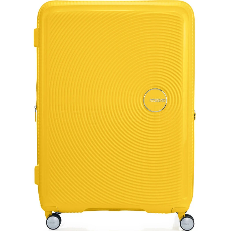 American Tourister Curio 2 Large 80cm Hardside Suitcase Golden Yellow 45140 1 American Tourister Curio 2 Large 80cm Hardside Suitcase Golden Yellow 45140