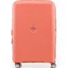 American Tourister Squasem Large 75cm Hardside Suitcase Bright Coral 45747