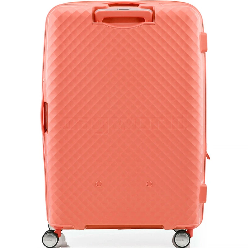 American Tourister Squasem Large 75cm Hardside Suitcase Bright Coral 45747 2 American Tourister Squasem Large 75cm Hardside Suitcase Bright Coral 45747 - Image 2