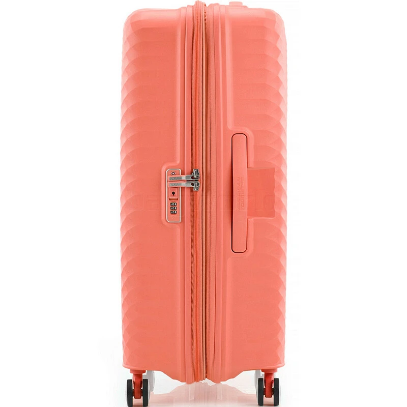 American Tourister Squasem Large 75cm Hardside Suitcase Bright Coral 45747 3 American Tourister Squasem Large 75cm Hardside Suitcase Bright Coral 45747 - Image 3