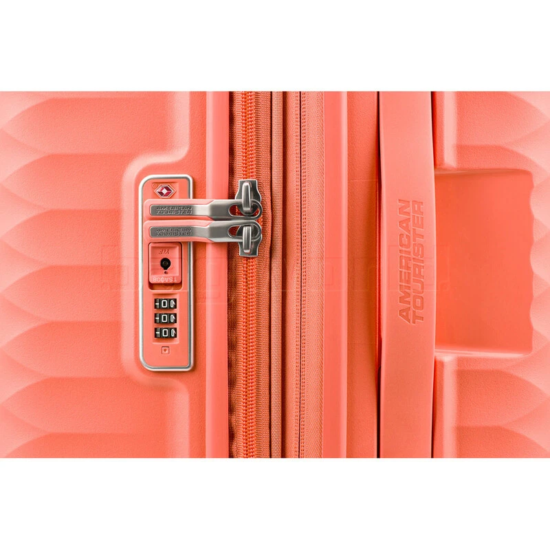American Tourister Squasem Large 75cm Hardside Suitcase Bright Coral 45747 6 American Tourister Squasem Large 75cm Hardside Suitcase Bright Coral 45747 - Image 6