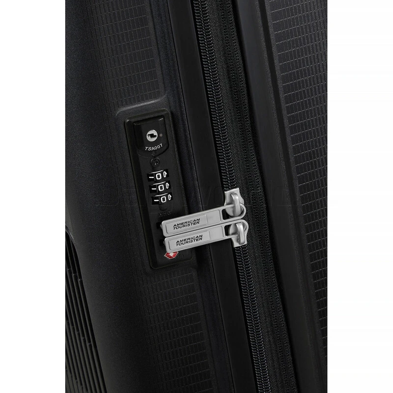 American Tourister Aerostep Small/Cabin 55cm Hardside Suitcase Black 46819 6 American Tourister Aerostep Small/Cabin 55cm Hardside Suitcase Black 46819 - Image 6