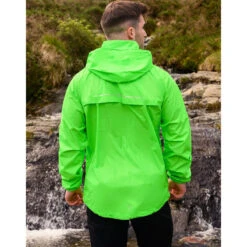 Mac In A Sac Neon Packable Waterproof Unisex Jacket Extra Small Green NXS -Travel Storage Shop lrg 2809