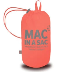 Mac In A Sac Classic Packable Waterproof Unisex Jacket Extra Large Coral JXL -Travel Storage Shop lrg 2857