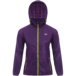 Mac In A Sac Classic Packable Waterproof Unisex Jacket Small Grape JS