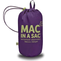Mac In A Sac Classic Packable Waterproof Unisex Jacket Small Grape JS -Travel Storage Shop lrg 2867