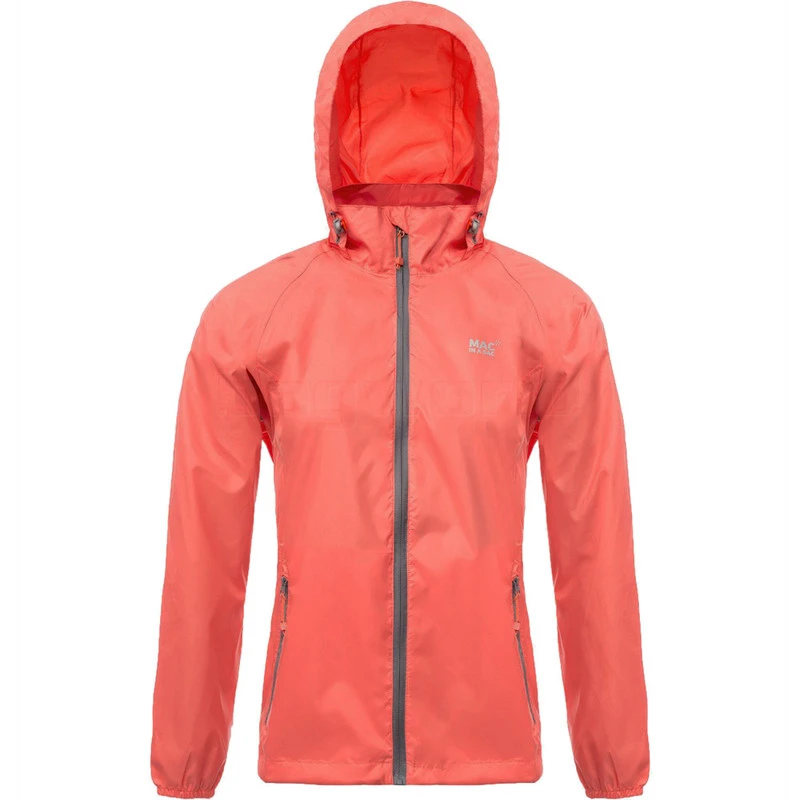 Mac In A Sac Classic Packable Waterproof Unisex Jacket Extra Small Coral JXS 1 Mac In A Sac Classic Packable Waterproof Unisex Jacket Extra Small Coral JXS