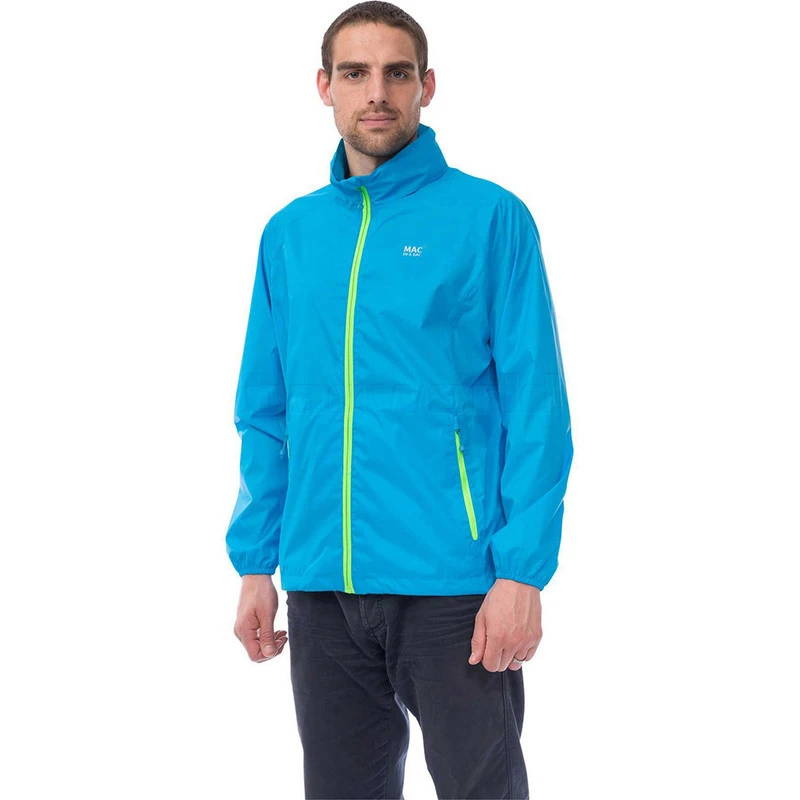 Mac In A Sac Neon Packable Waterproof Unisex Jacket Medium Blue NM 2 Mac In A Sac Neon Packable Waterproof Unisex Jacket Medium Blue NM - Image 2