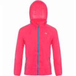 Mac In A Sac Neon Packable Waterproof Unisex Jacket Extra Small Pink NXS