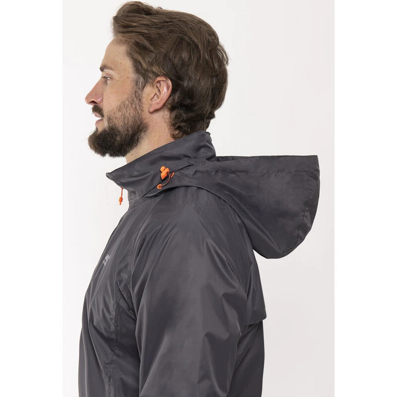 Mac In A Sac Classic Packable Waterproof Unisex Jacket Large Charcoal JL 4 Mac In A Sac Classic Packable Waterproof Unisex Jacket Large Charcoal JL - Image 4