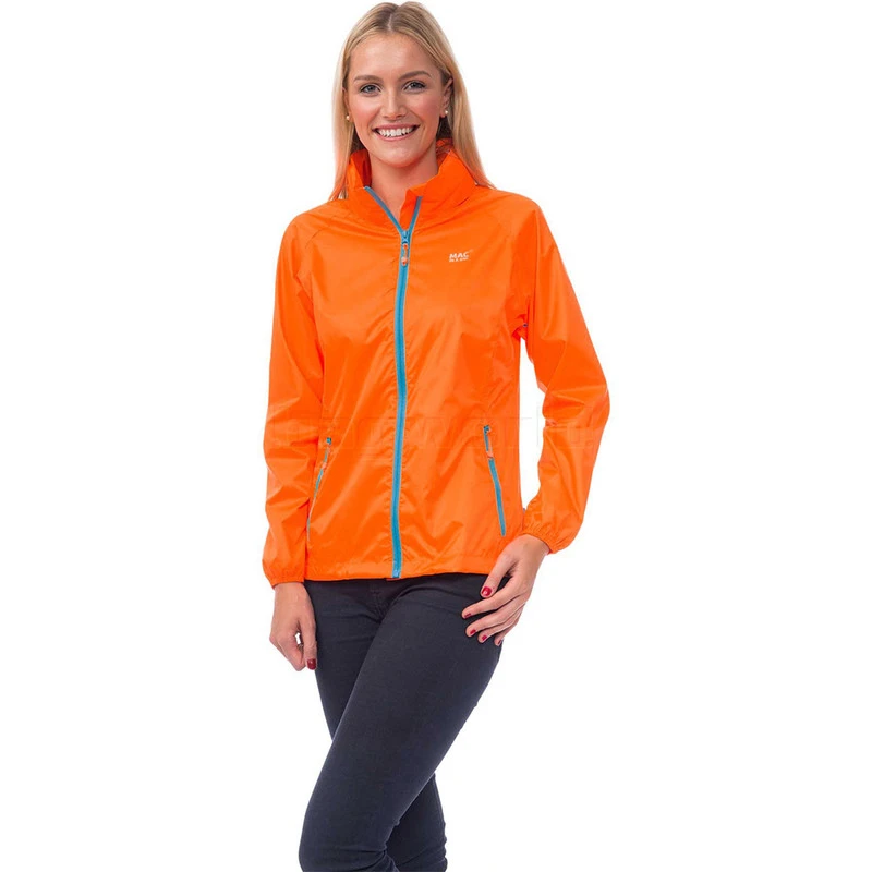 Mac In A Sac Neon Packable Waterproof Unisex Jacket Medium Orange NM 2 Mac In A Sac Neon Packable Waterproof Unisex Jacket Medium Orange NM - Image 2