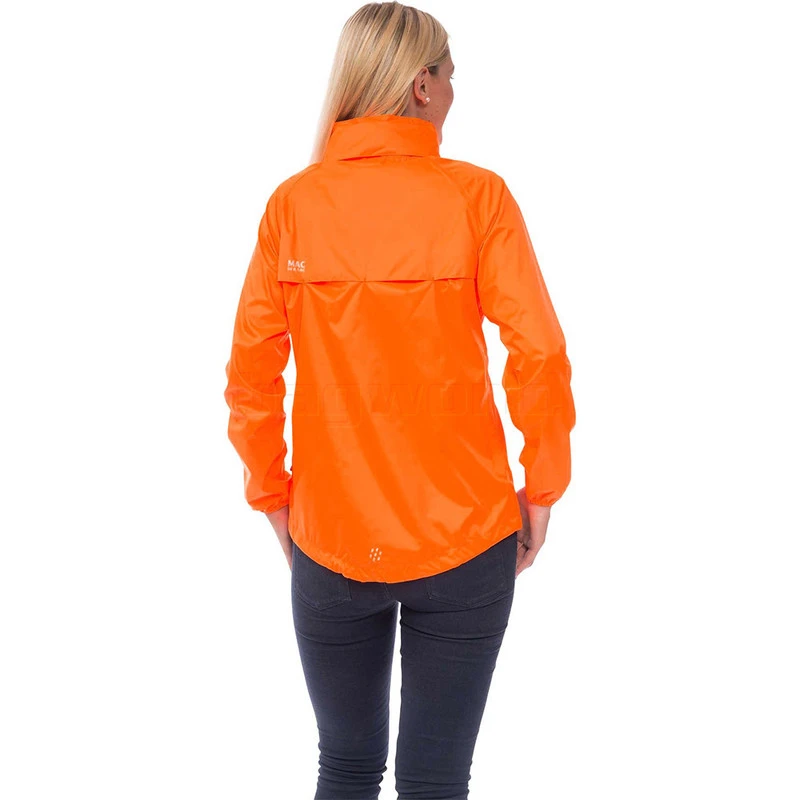 Mac In A Sac Neon Packable Waterproof Unisex Jacket Medium Orange NM 3 Mac In A Sac Neon Packable Waterproof Unisex Jacket Medium Orange NM - Image 3