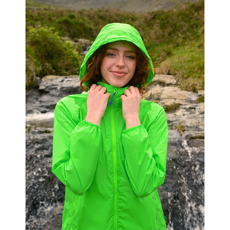 Mac In A Sac Neon Packable Waterproof Unisex Jacket Extra Large Green NXL 2 Mac In A Sac Neon Packable Waterproof Unisex Jacket Extra Large Green NXL - Image 2