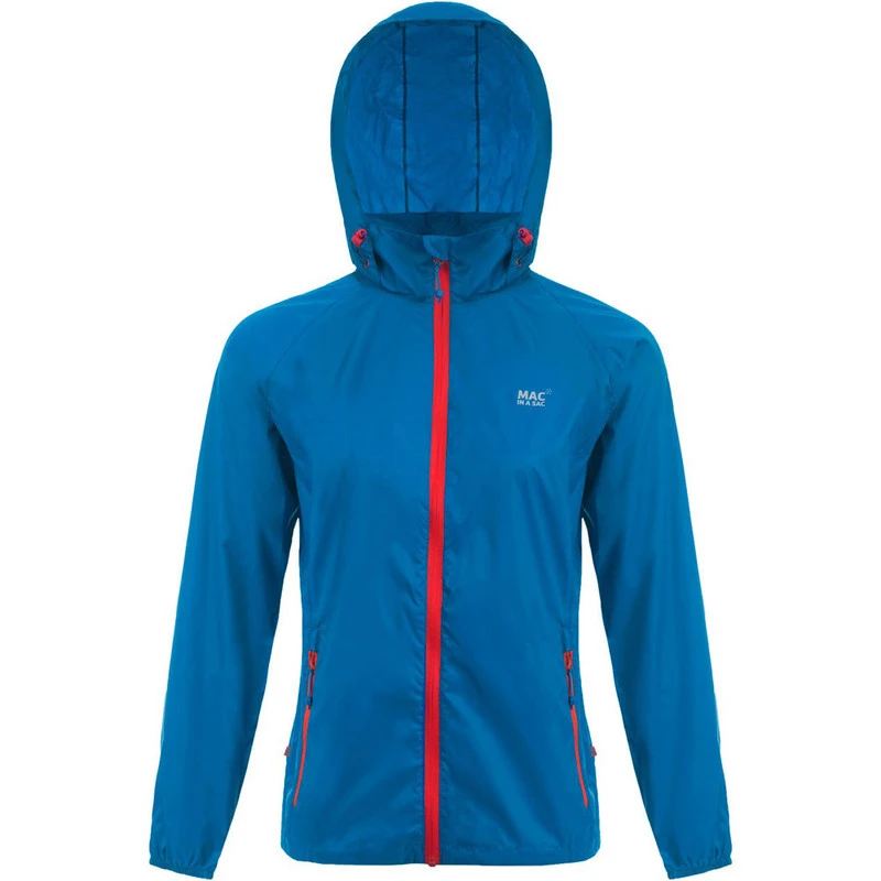 Mac In A Sac Classic Packable Waterproof Unisex Jacket Medium Electric JM 1 Mac In A Sac Classic Packable Waterproof Unisex Jacket Medium Electric JM