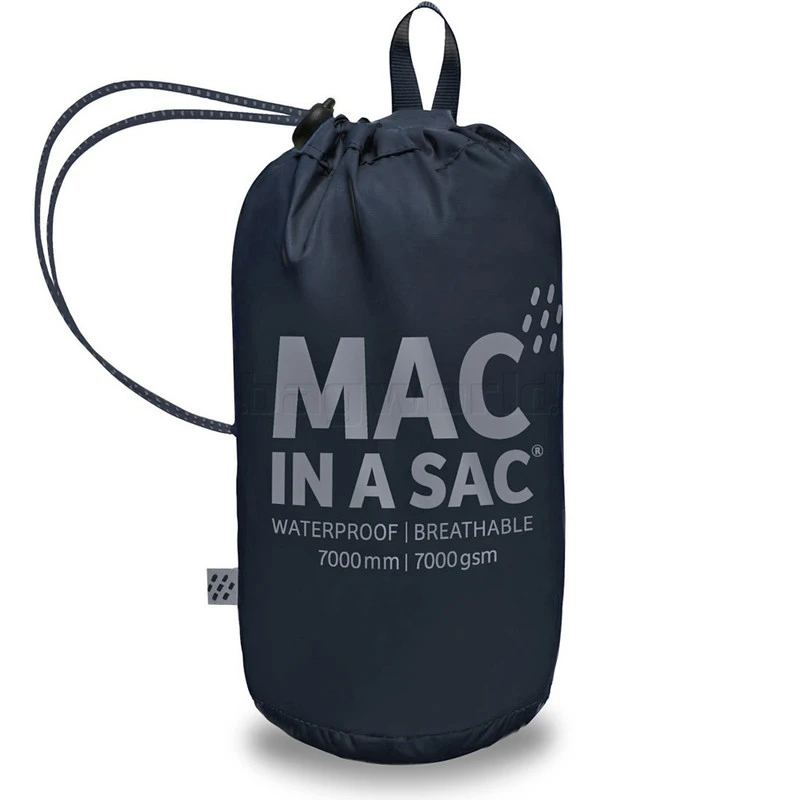 Mac In A Sac Classic Packable Waterproof Unisex Jacket Medium Navy JM 4 Mac In A Sac Classic Packable Waterproof Unisex Jacket Medium Navy JM - Image 4