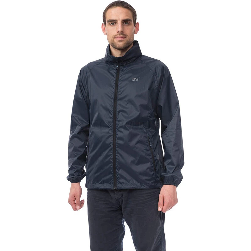 Mac In A Sac Classic Packable Waterproof Unisex Jacket Small Navy JS 2 Mac In A Sac Classic Packable Waterproof Unisex Jacket Small Navy JS - Image 2