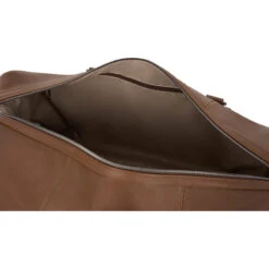 Samsonite Classic Leather Carry-On Duffel Cognac 50626 -Travel Storage Shop lrg 3217