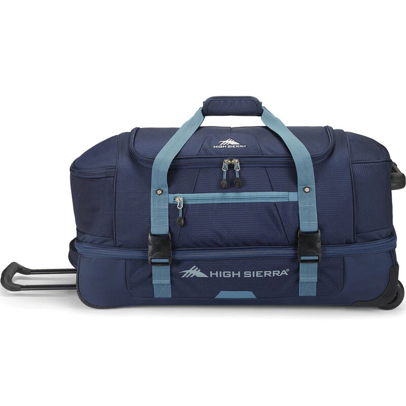 High Sierra Fairlead Medium 71cm Drop Bottom Wheel Duffel Navy 38038 4 High Sierra Fairlead Medium 71cm Drop Bottom Wheel Duffel Navy 38038 - Image 4